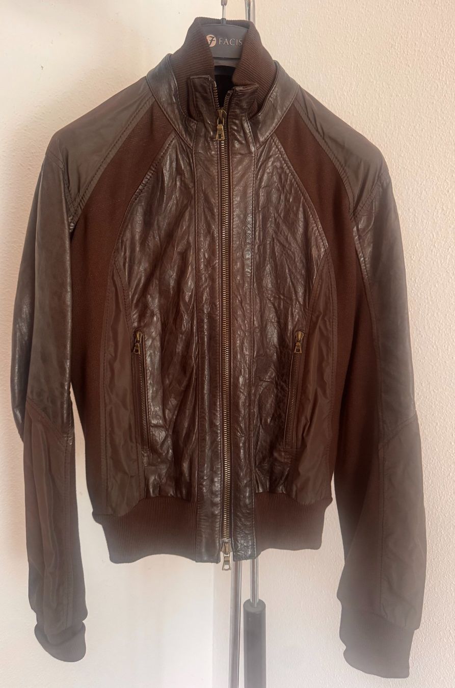 Jacken: Jan & Carlos Mixed Leather Jacket – Gebraucht aus Canobbio von kk_dee