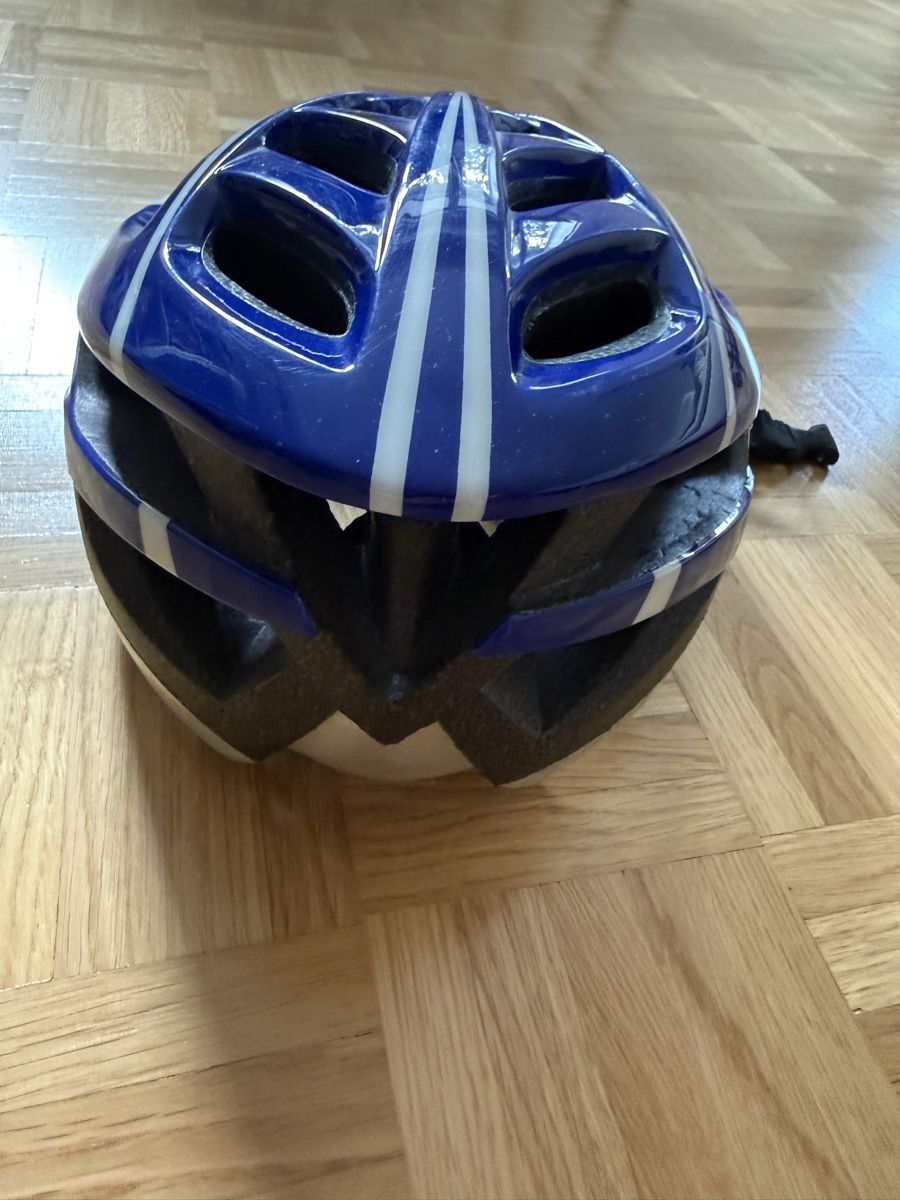 Stoke Caschi: Velohelm Stoke blau/weiss – Usato da Zürich venduto da rapido06 3