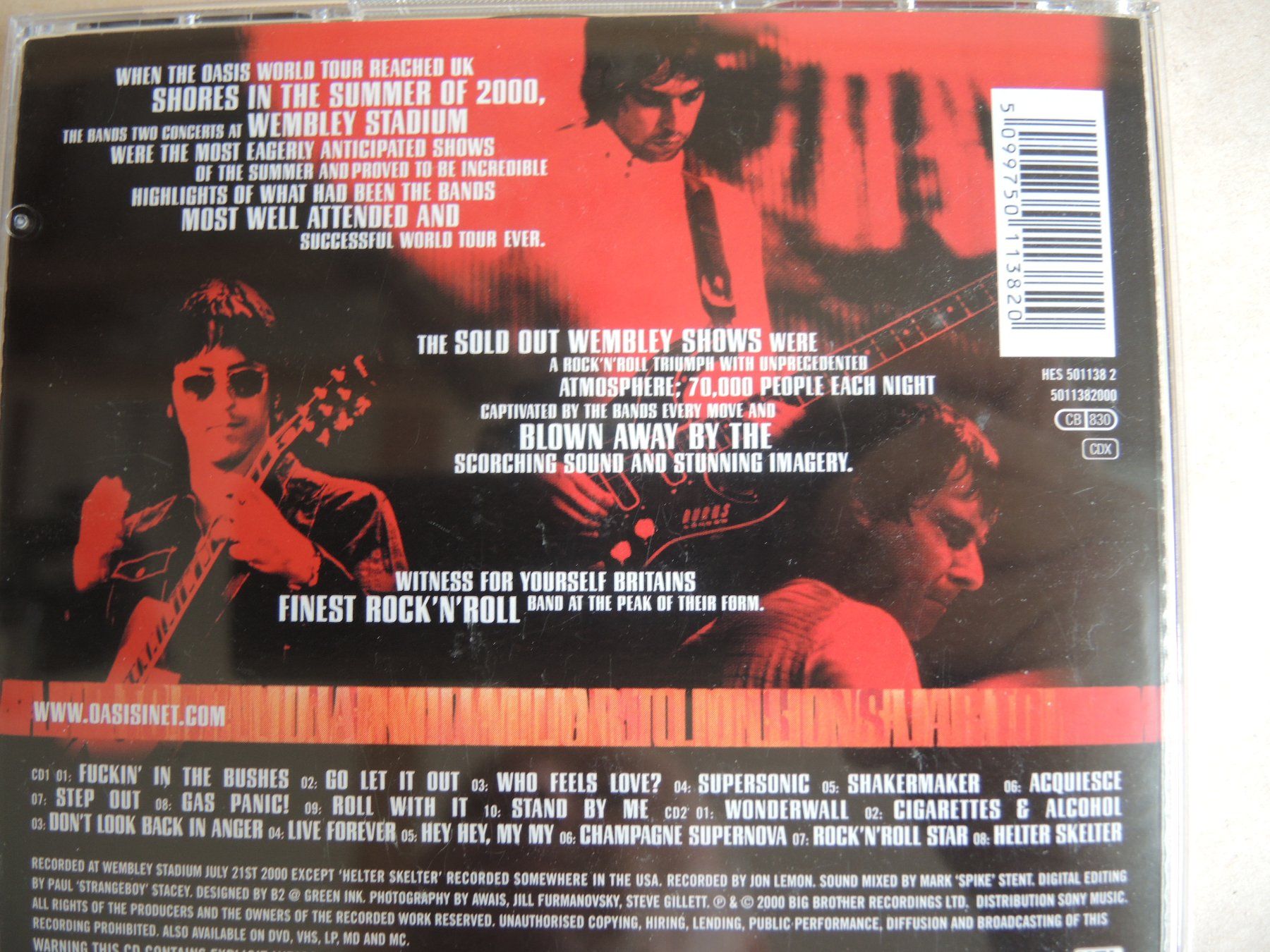 CD: Doppel CD oasis FAMILIAR TO MILLIONS – Usato da Rorschach venduto da maeck8 3