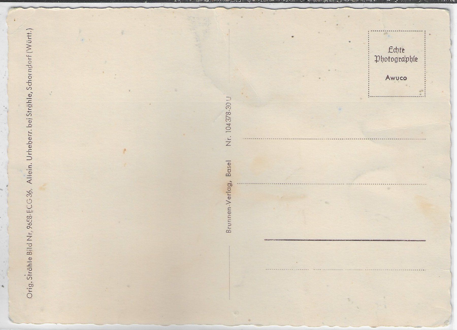 Cartoline postali: St, Chrischona - Bettingen – Difettoso da Ettingen venduto da Kartenplanet 1