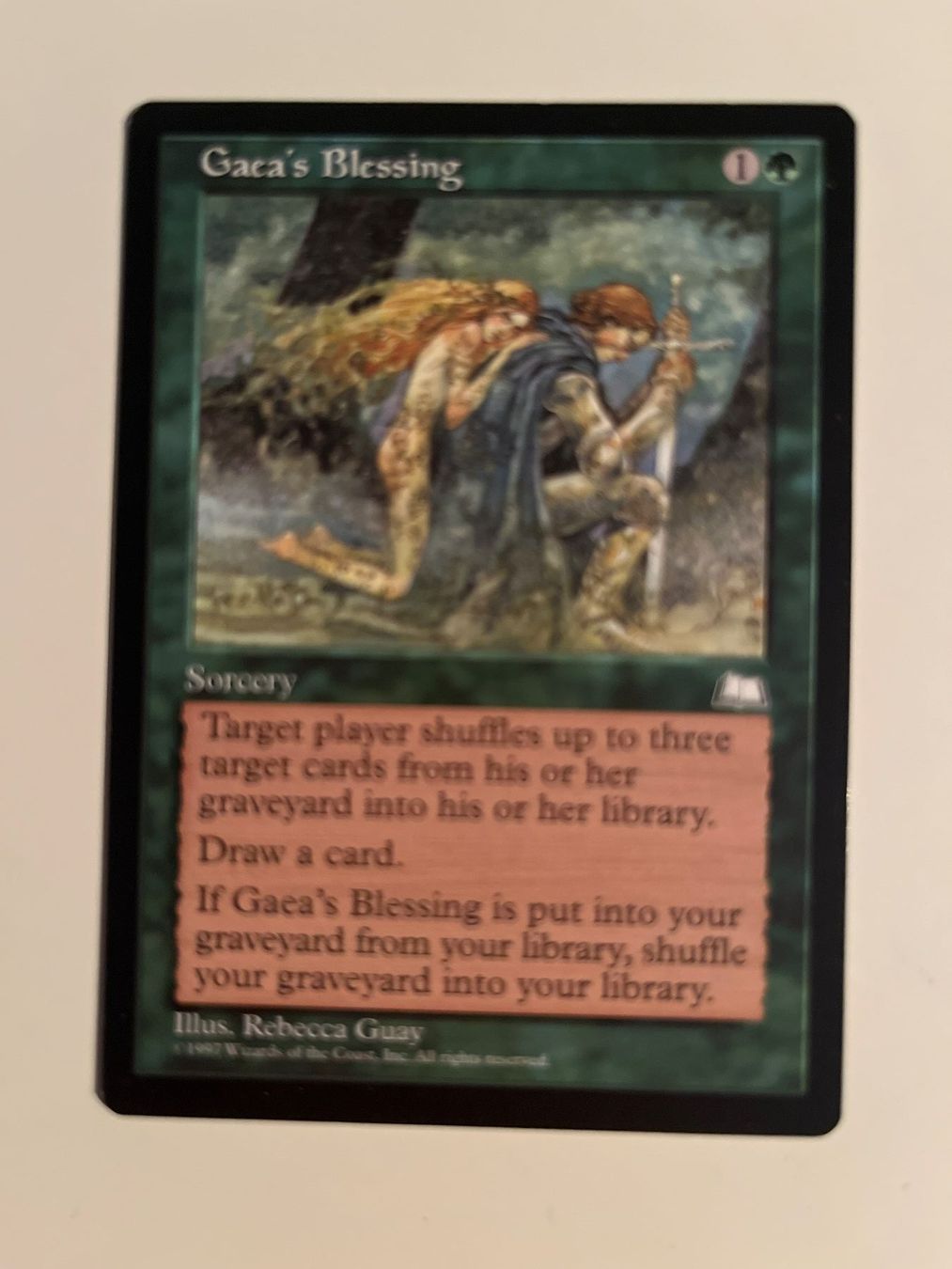 Magic The Gathering Sammelbilder & Trading cards: 1 x Gaea's Blessing - Magic: The Gathering - MtG – Gebraucht aus Kriens von Shadi1980