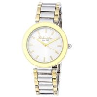 Montre Eichmüller dame quartz bicolor cadran blanc Ø 36 mm