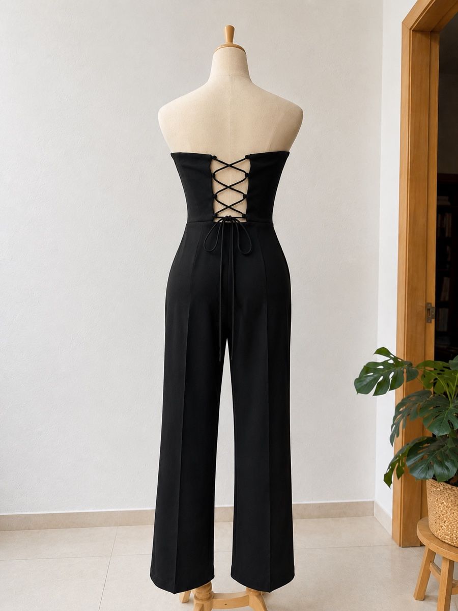 Jumpsuits: Combinaison noire bustier, taille 40, parfaite! – Neu (gemäss Beschreibung) aus Chenens von anasantos90 1