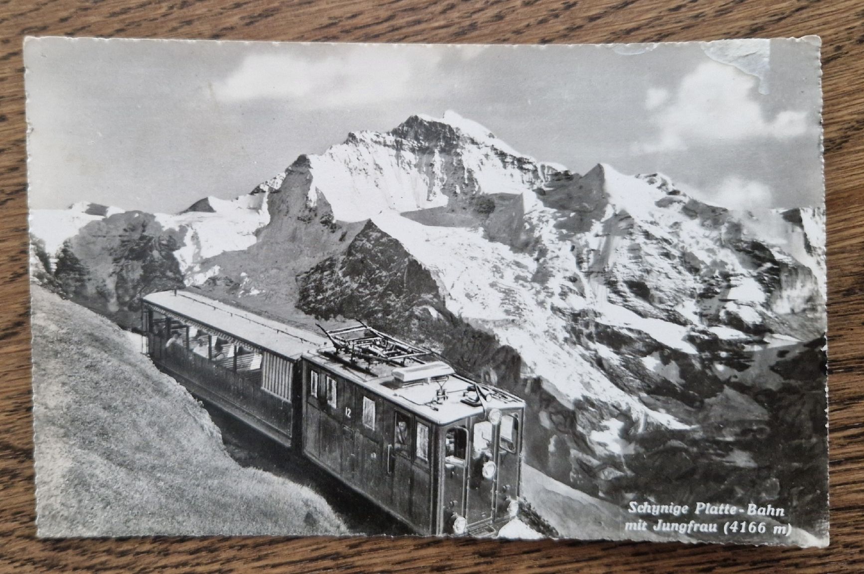 Cartoline postali: Schynige Platte-Bahn 1955 – Usato da Ebikon venduto da Donar50