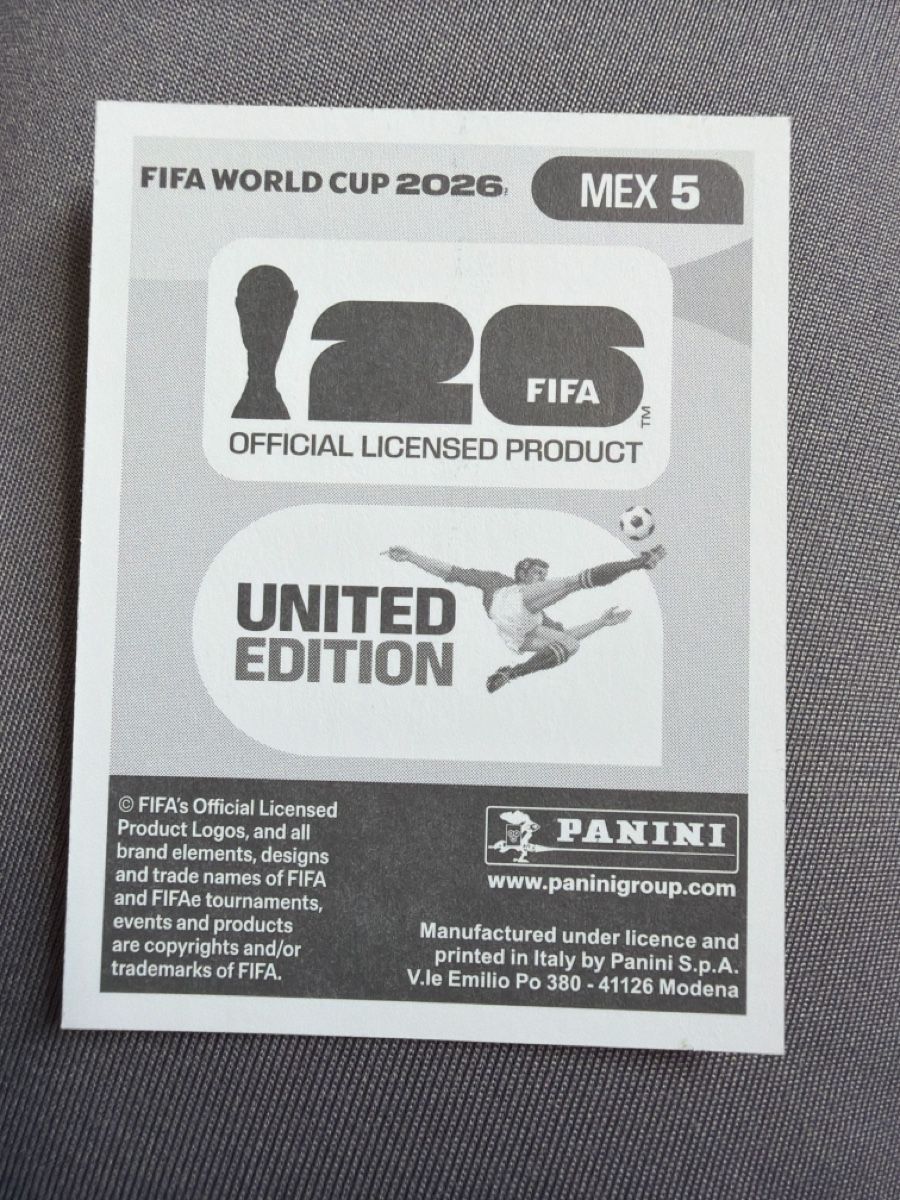Aufkleber: Panini wm stiker César Montes MEX 7 – Neu und originalverpackt aus Le Lieu von mlm_wt5v 1