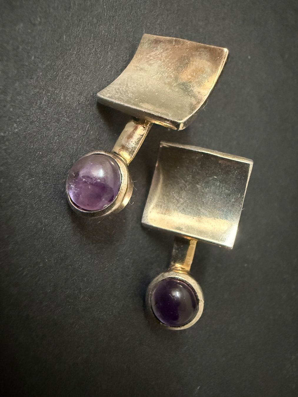 Orecchini pendenti & Orecchini a lobo: Silber Ohrstecker mit Amethyst 925 – Usato da Spiegel b. Bern venduto da Rogger72