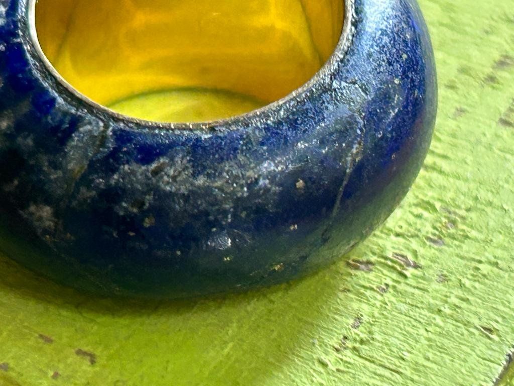 Anelli: Lapislazuli-Gold Ring und Ohrring – Usato da Schaffhausen venduto da amwr 9