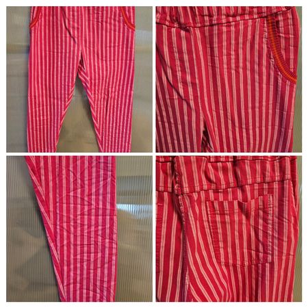 gestreifte Hose pink - one size - Spendenaktion
