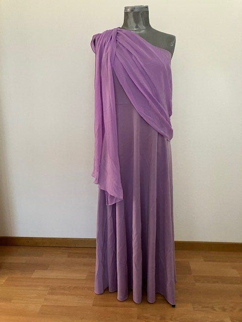 Shein Vestiti: Robe longue asymétrique violette taille 38 – Usato da Marin-Epagnier venduto da rchouchouu