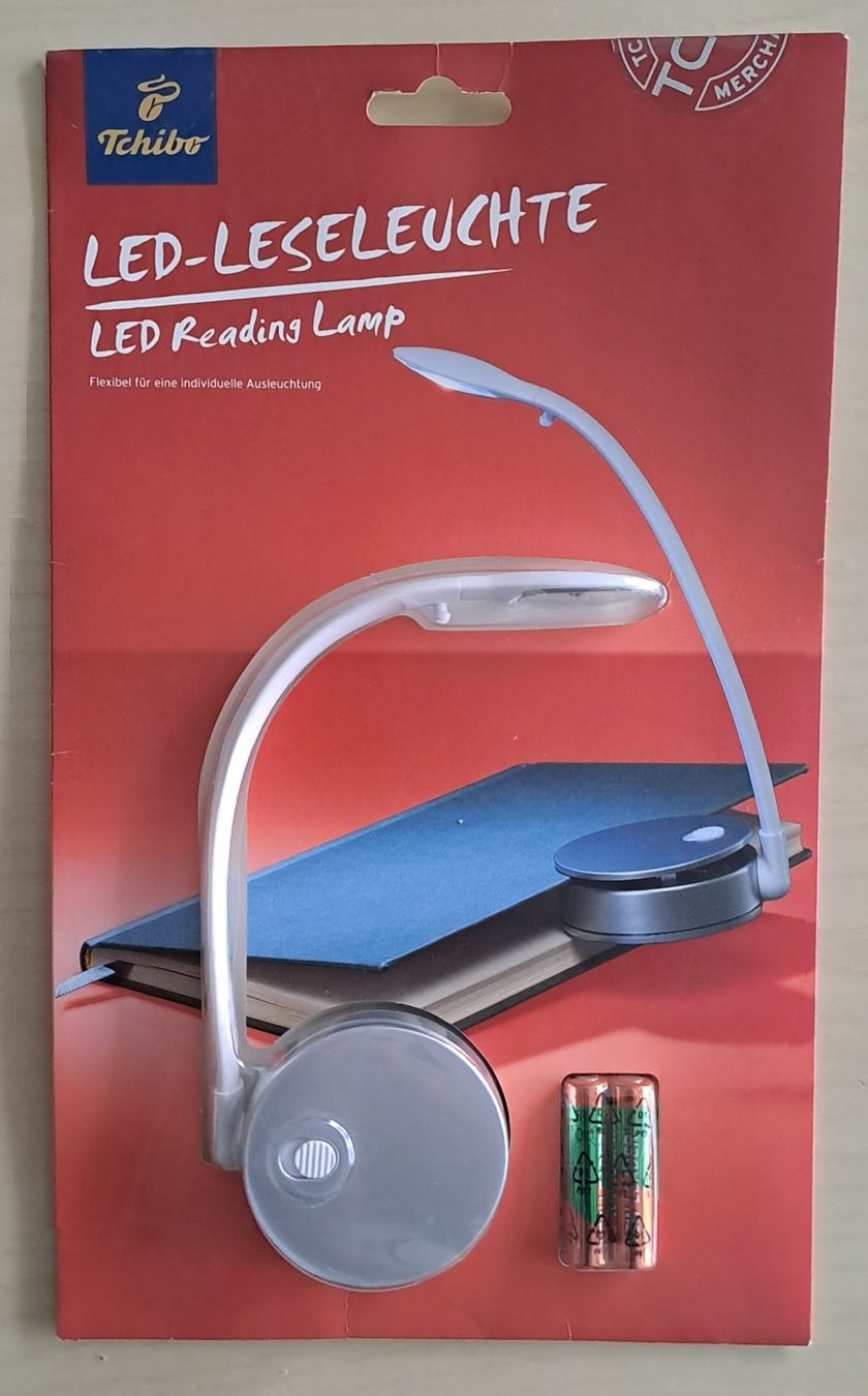 Lampade: LED-Leseleuchte zum Aufstellen oder Klemmen – Nuovo e nell'imballaggio originale da Feuerthalen venduto da kigo87