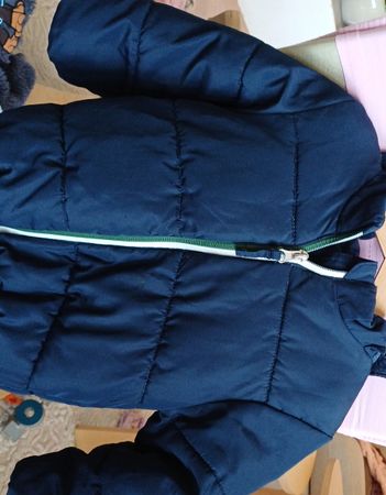 Kinder Steppjacke Dunkelblau Grösse 86 gebraucht