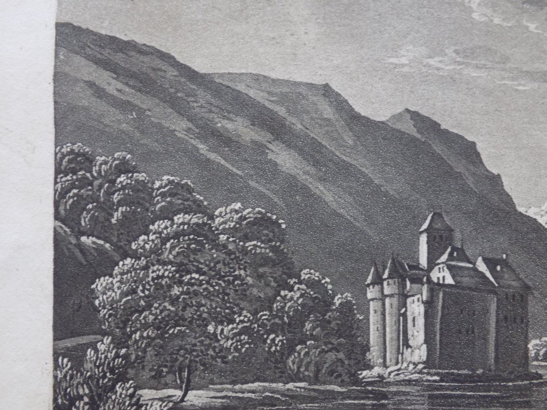 Incisioni: Schloss Chillon le château – Usato da Risch venduto da Rischli15 7