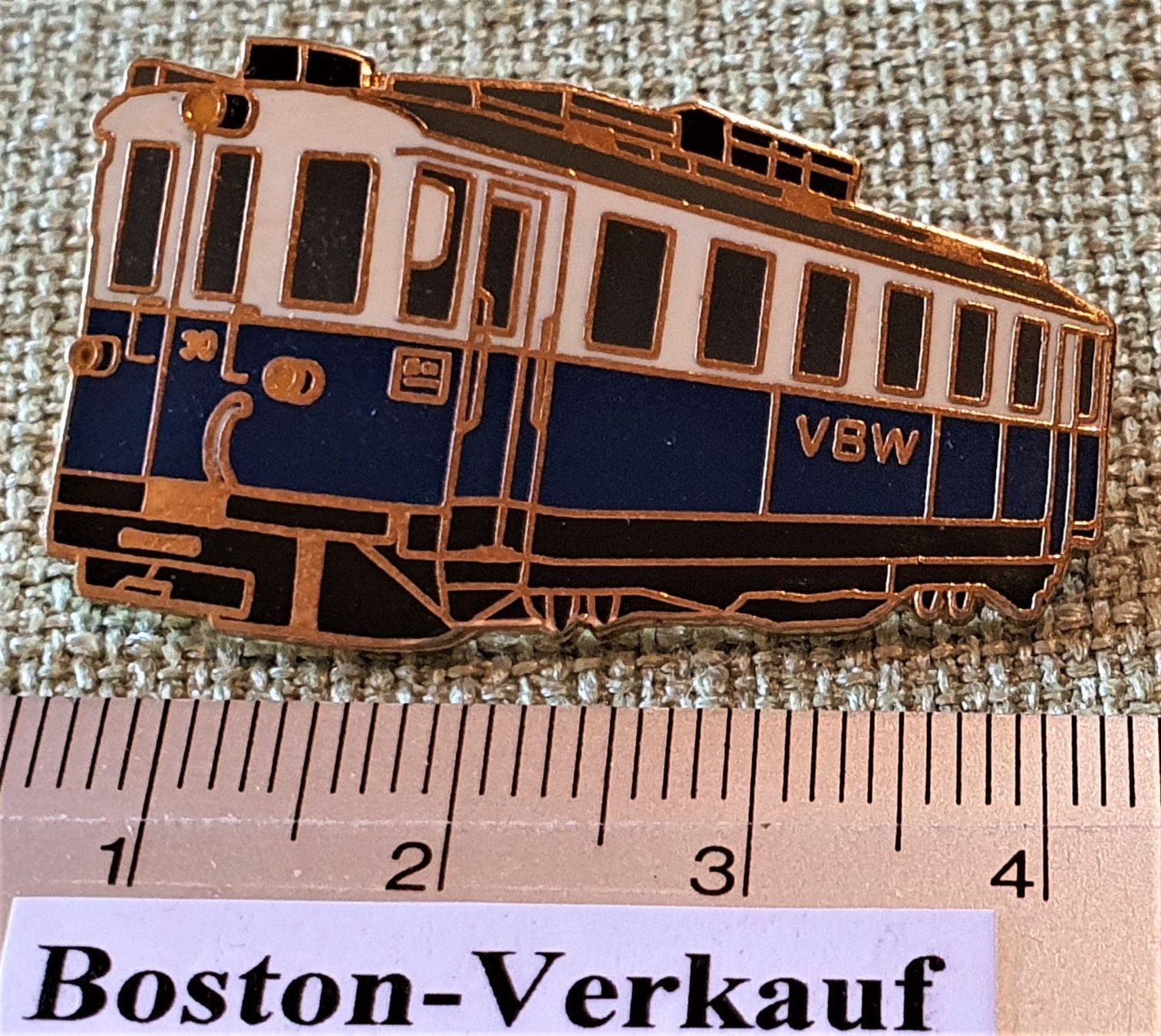 Placchette & Badge: E109 - Pin VBW Vereinigte Bern Worb Bahn  Nr. 026 – Usato da Reinach BL venduto da Boston-Verkauf 2