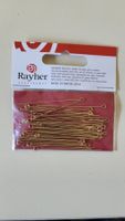 50 Stk. goldene Kettelstifte 50/0,7mm Rayher neu
