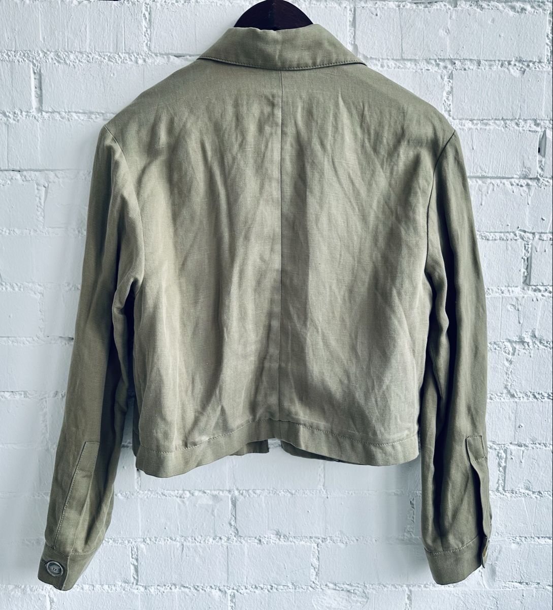 Mango Jacken: Khakifarbene Kurzjacke von Mango / Gr. S – Gebraucht aus Bern von Fraeuleinhonig 8