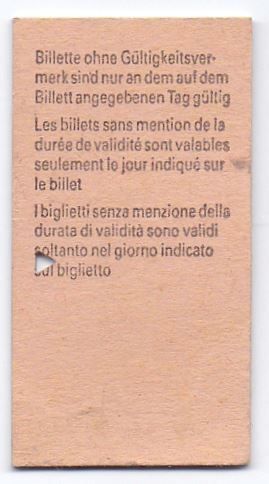 Biglietti: Billette Maienfeld - Bad Ragaz – Usato da Langenthal venduto da Sammlungs_aus 1