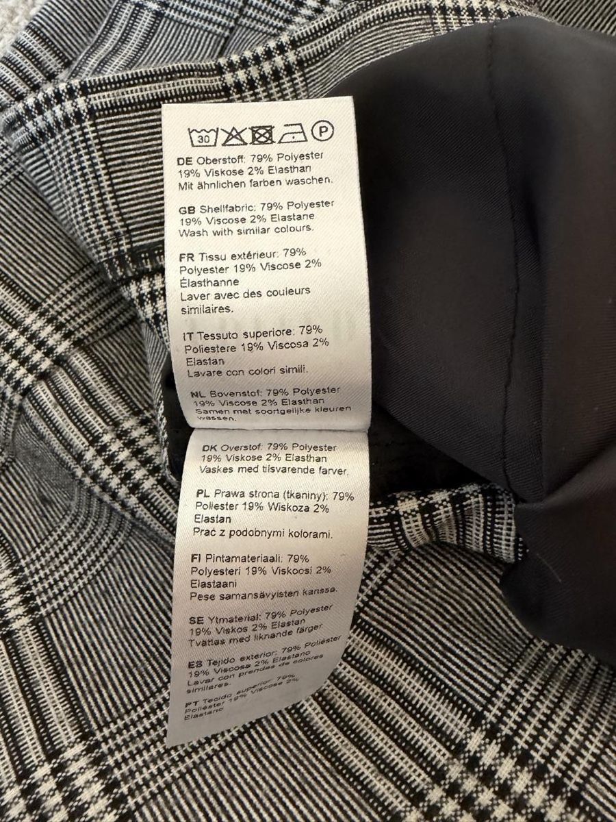 Pantaloni: Grau karierte Hose von Edited – Grösse M – Usato da Winterthur venduto da nadjaaa17 4