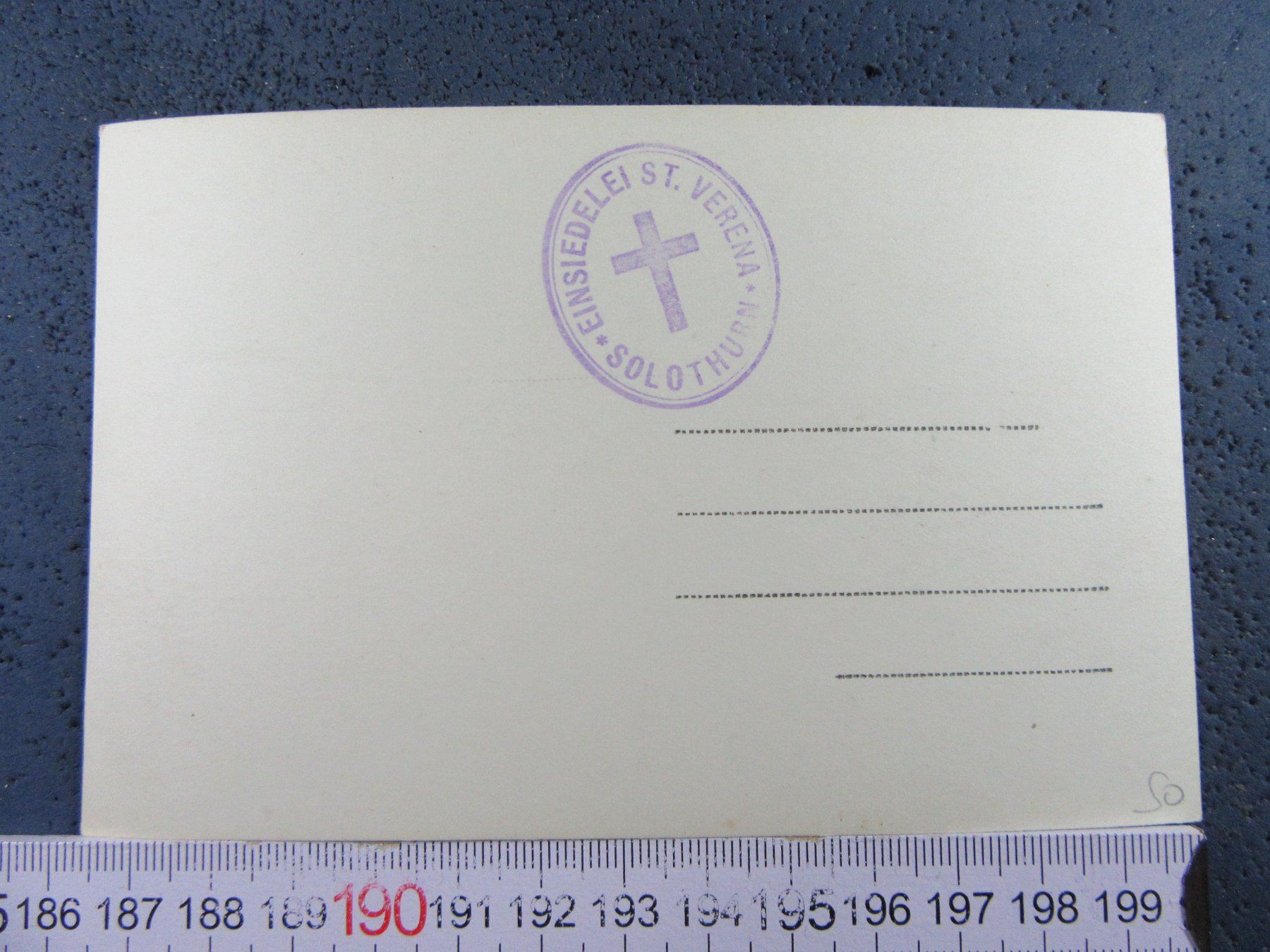 Cartoline postali: EINSIEDELEI ST.VERENA ERMITAGE EREMIT BEI SOLOTHURN SO AK – Usato da Ettingen venduto da Hausi4711 2