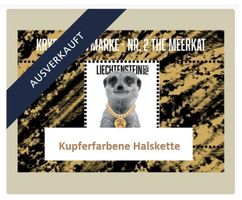 CRYPTO BRIEFMARKE NR.2THE MEERKAT KUPFER