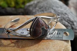 Vogel Jaspis Mexiko  Arm Spange     ab  1.-     Räumung