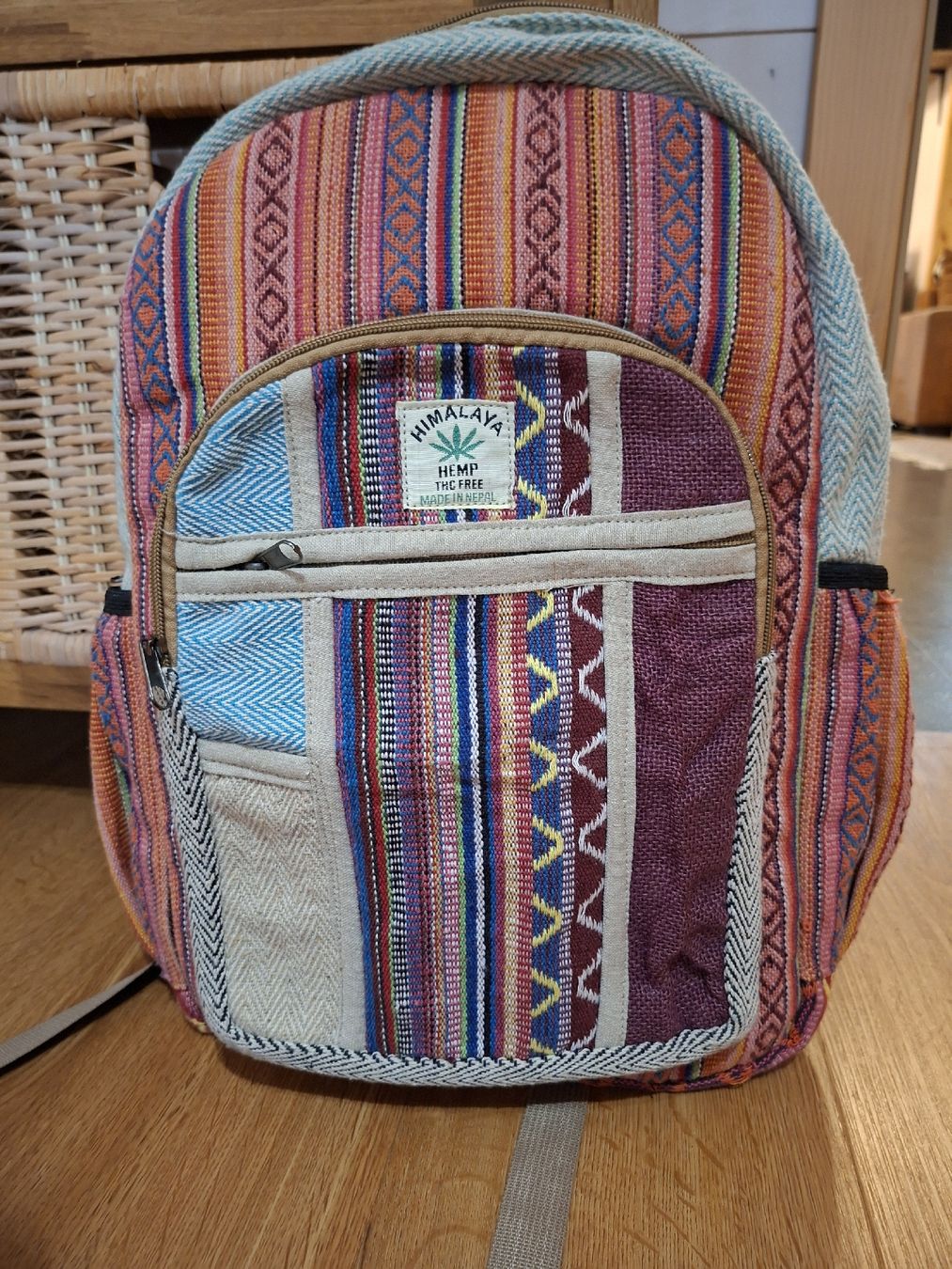 Zaini: Rucksack Himalaya Hanf bunt  – Usato da Leuk-Stadt venduto da See_Lin