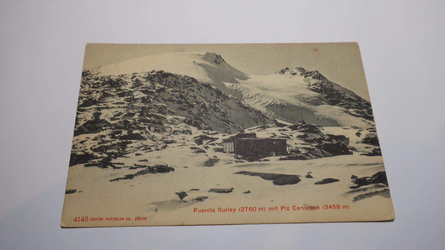 Cartes postales: Fuorcla Suley mit Piz Corvatsch – D'occasion à Cormoret par Pascalll2001 1