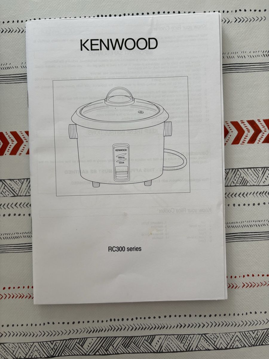 Kenwood Küchengeräte: Kenwood Reiskocher neu  – Neu und originalverpackt aus Riva San Vitale von lellalella01 3