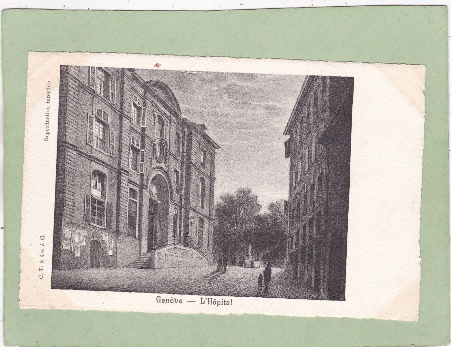 Cartoline postali: Genève l' Hôpital – Usato da Herisau venduto da Lisegrat2008