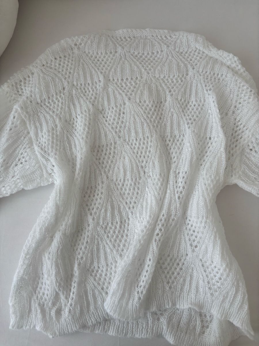 Pullover & Sweatshirts: weisser Pullover – Neu (gemäss Beschreibung) aus Arbon von Ursula_566 2
