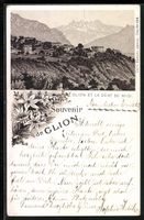 Litho Glion, Glion et la Dent du Midi
