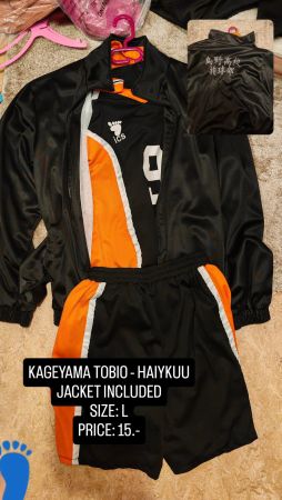 Tobio Kageyama Haikyuu Cosplay inkl. Jacke