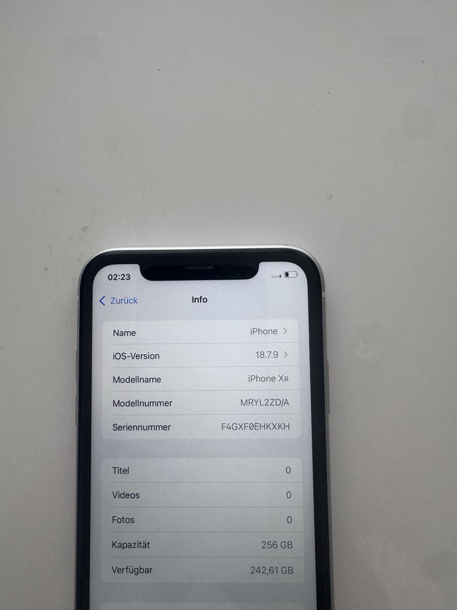 Apple Portables: iPhone XR 256 GB weiss – D'occasion à Uzwil par pas_ffq8 5