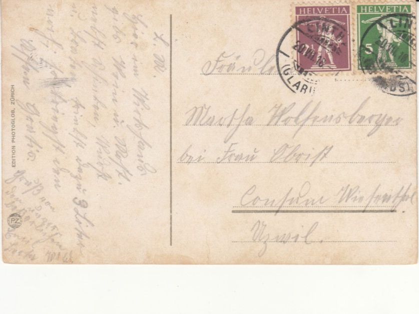 Cartes postales: Linthal 1918 – D'occasion à Bürglen TG par StampGraf 1
