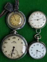 Lot de 4 montres de poche mécaniques