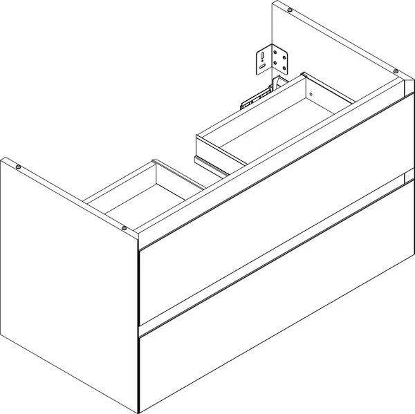 Alterna Mobili per bagno: Waschtischmöbel Alterna Zero Plus weiss neu unverbaut & OVP – Nuovo e nell'imballaggio originale da Zürich venduto da Corrosion