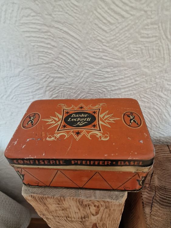 Blechdose Confiserie Pfeiffer Basel, Basler Leckerli | Kaufen auf Ricardo