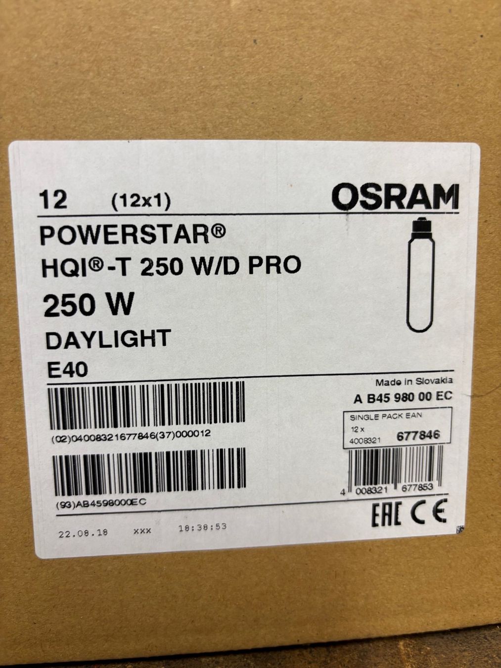 Osram Lampade: Osram HQI-T – Nuovo e nell'imballaggio originale da Oberengstringen venduto da Regina968 1
