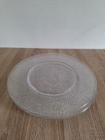 Drei elegante Glasteller - top Zustand