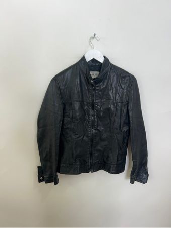 Echtlederjacke schwarz