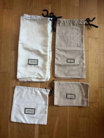 Gucci Staubbeutel Set, 11 Stück