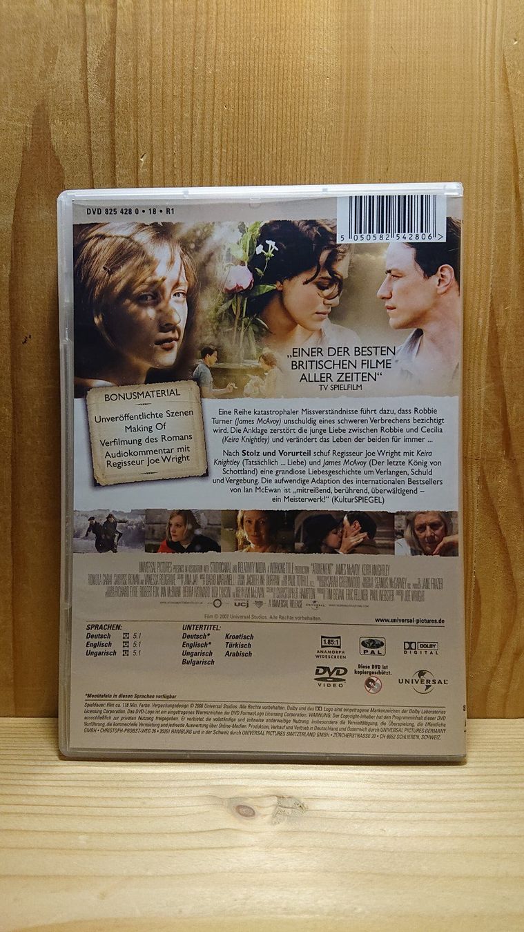 Tutti i DVDs: ABBITTE DVD mit Keira Knightley – Usato da Wilderswil venduto da Exebub 1