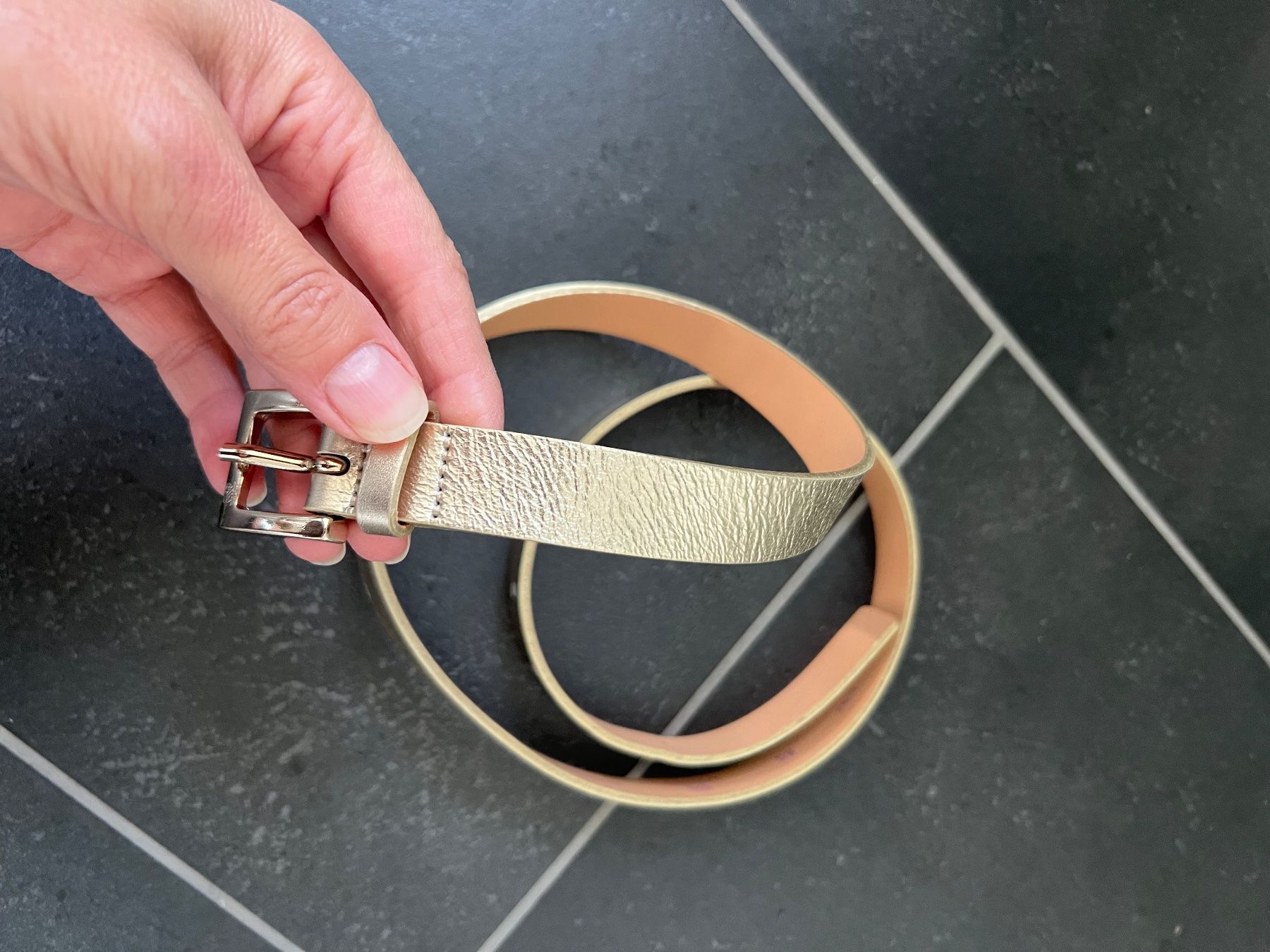Navyboot Ceintures: Goldfarbenen Navyboot Gürtel – Neuf (Voir description) à Inwil par 27sonnenschein 1
