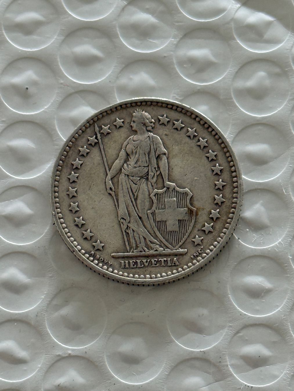 Tutti le monete: 2 Franken 1936  Rar – Usato da Wallisellen venduto da SWISS_SILVER1