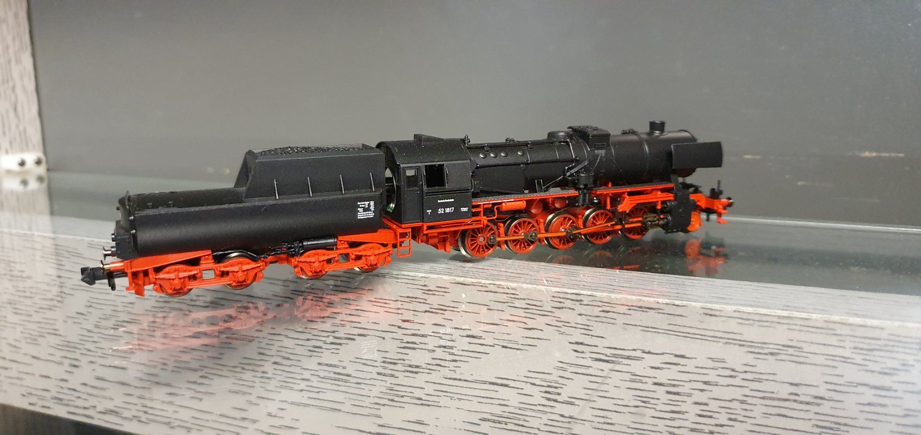 Fleischmann Modelleisenbahnen: FLEISCHMANN:N: DB DAMPFLOK BR 52 715201 TOP/OVP – Gebraucht aus Biglen von taunus82 3