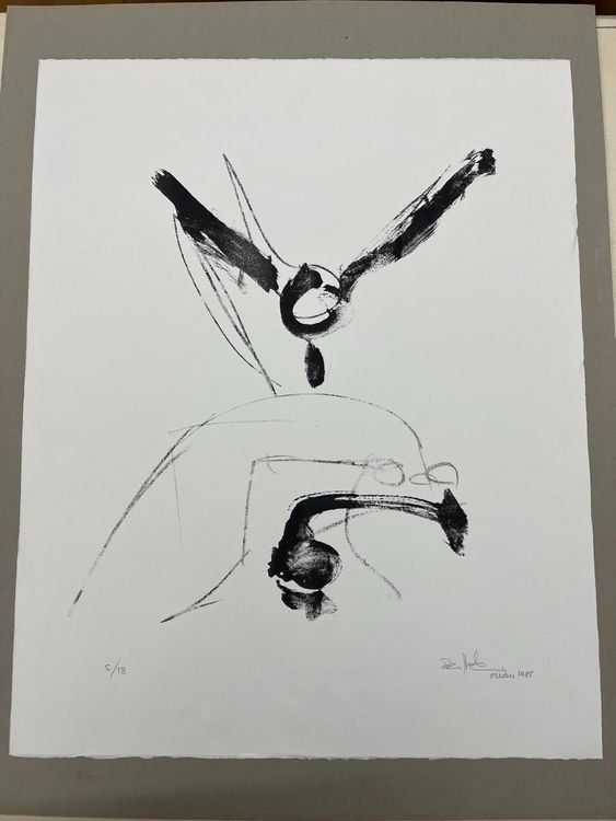 Grafiken & Lithographien: PETER HUBER LITHOGRAPHIE SIGNIERT NUMMERIERT – Gebraucht aus Gersau von kunst-online 1