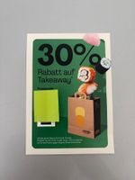 Yoojis 30% Rabattgutschein Takeaway bis 31.12.26