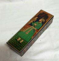 Indien Schatulle Malerei König Akbar Mughal Herrscher
