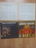 4 Schallplatten Oper, Operette Klassik, guter Zustand