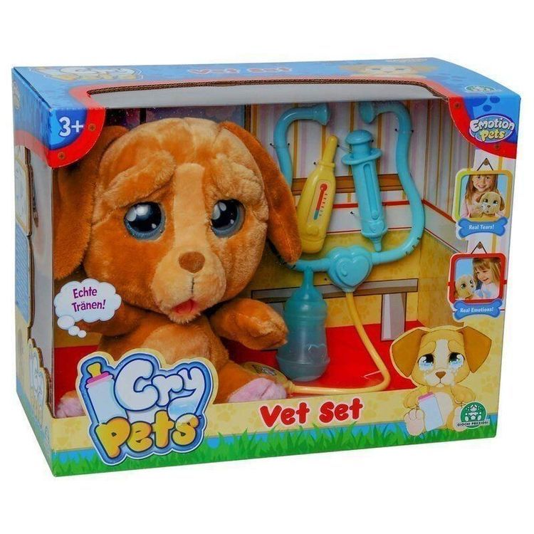 Stofftier Cry Pets Hund braun 26 cm (Neu und originalverpackt) in ...