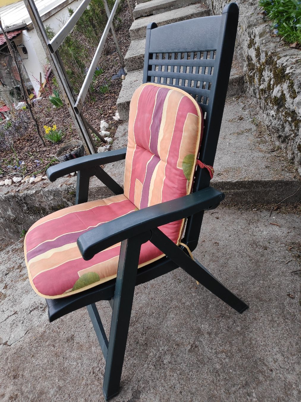 Stühle: Chaise pliante de jardin, assise large – Gebraucht aus Couvet von fat_kyl7 1